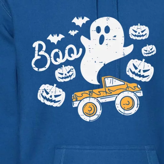 Halloween Boo Ghost Monster Truck Costume Gift Premium Hoodie