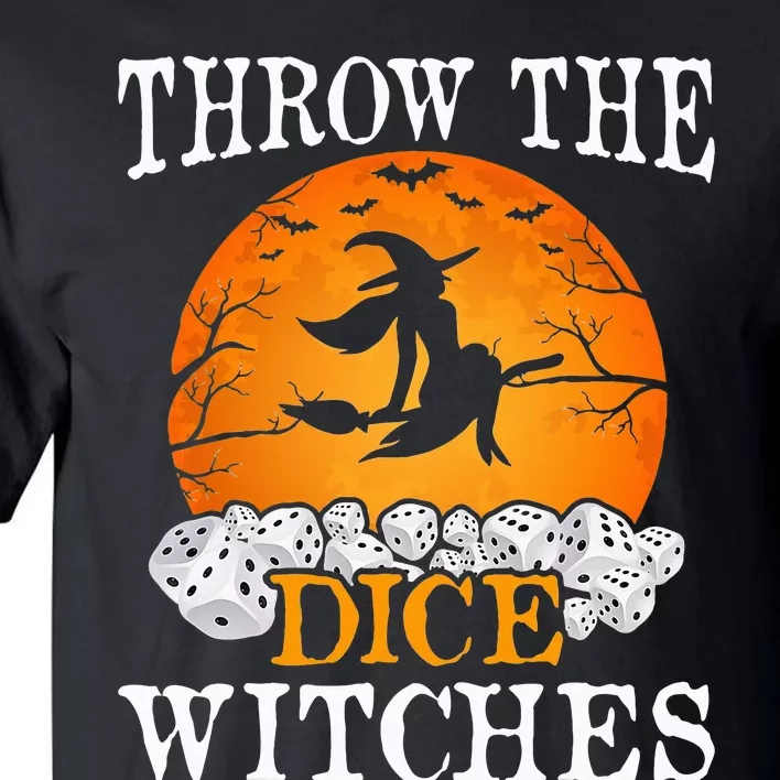 Halloween Bunco Game Throw the Dice with Witches Tall T-Shirt