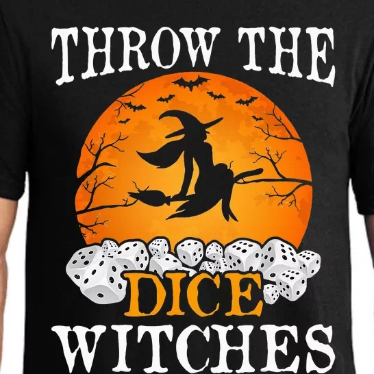 Halloween Bunco Game Throw the Dice with Witches Pajama Set