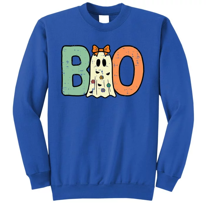 Halloween Boo Ghost Cute Costume Tall Sweatshirt