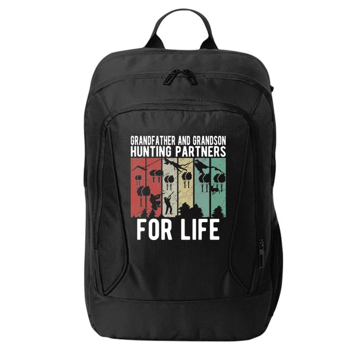 Hunting Buddy Grandpa And Grandson Hunting Buddies Gift City Backpack