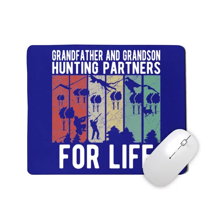 Hunting Buddy Grandpa And Grandson Hunting Buddies Gift Mousepad