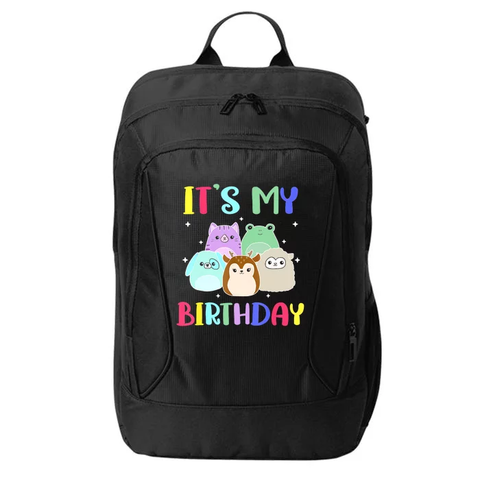 Happy Birthday Girl Squish Squad Mallow Cute City Backpack