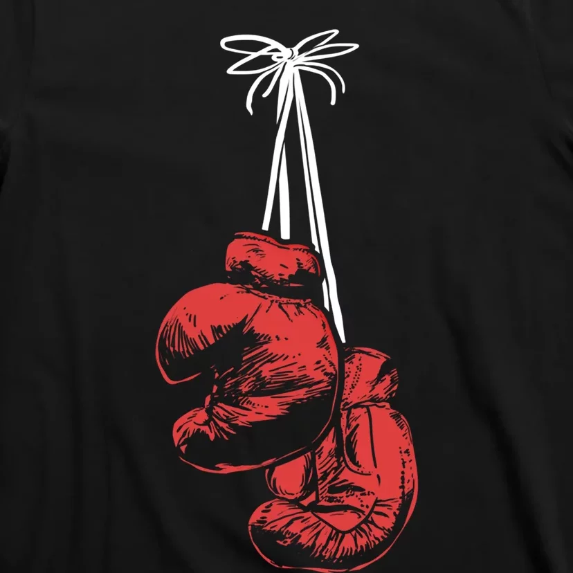 Hanging Boxing Gloves Boxer Boxing Gift T-Shirt