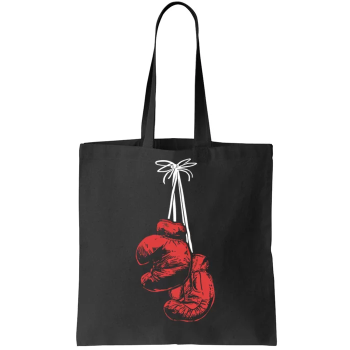 Hanging Boxing Gloves Boxer Boxing Gift Tote Bag