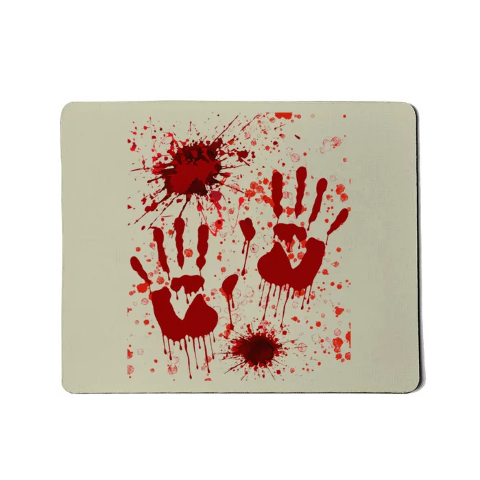 Help Bloody Halloween Costume Blood Matching Mousepad