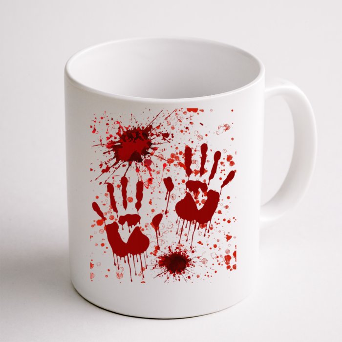 Help Bloody Halloween Costume Blood Matching Front & Back Coffee Mug