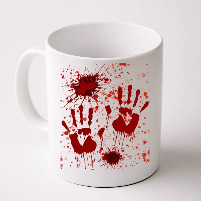 Help Bloody Halloween Costume Blood Matching Front & Back Coffee Mug