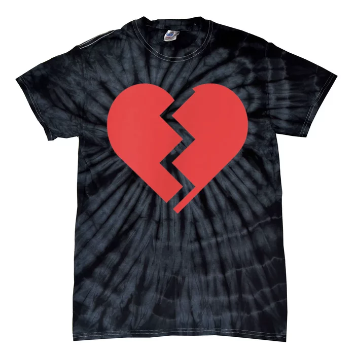 Heartbreak Broken Heart Graphic Print Chic Stylish Fashion Tie-Dye T-Shirt