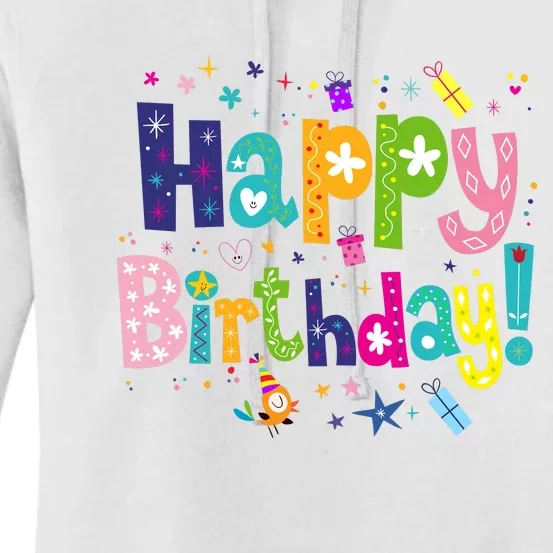 Happy Birthday Women's Pullover Hoodie