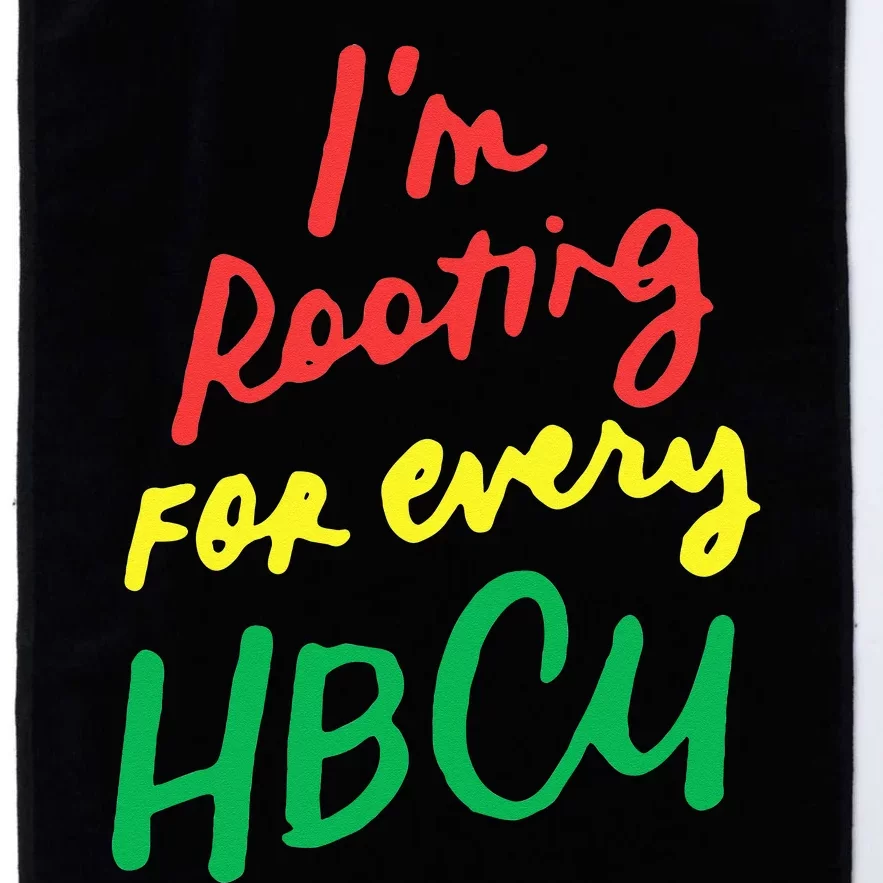 HBCU Black History Month Im Rooting For Every HBCU Platinum Collection Golf Towel