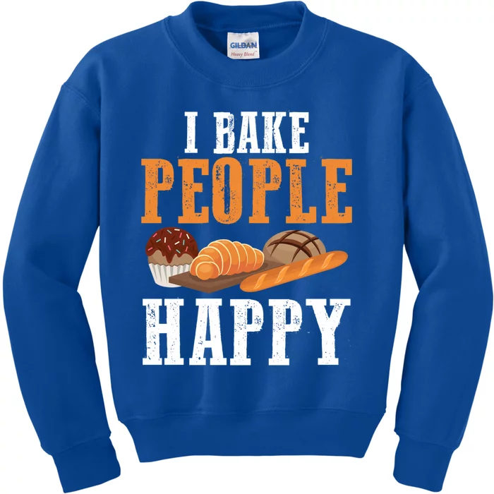 Happy Baking Humor Baker Gift Kids Sweatshirt