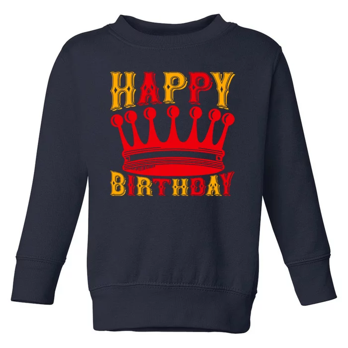 Happy Birthday Toddler Sweatshirt