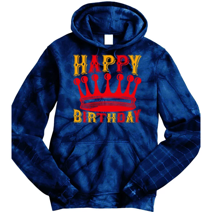 Happy Birthday Tie Dye Hoodie