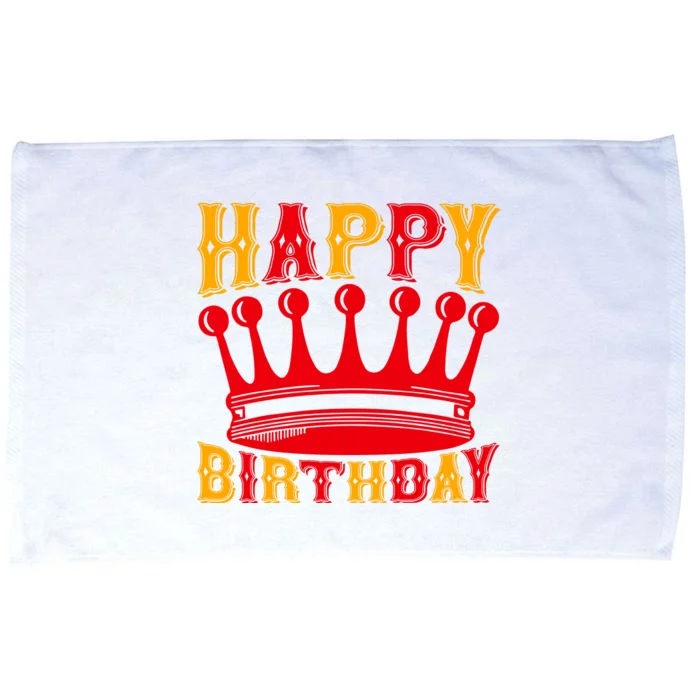 Happy Birthday Microfiber Hand Towel