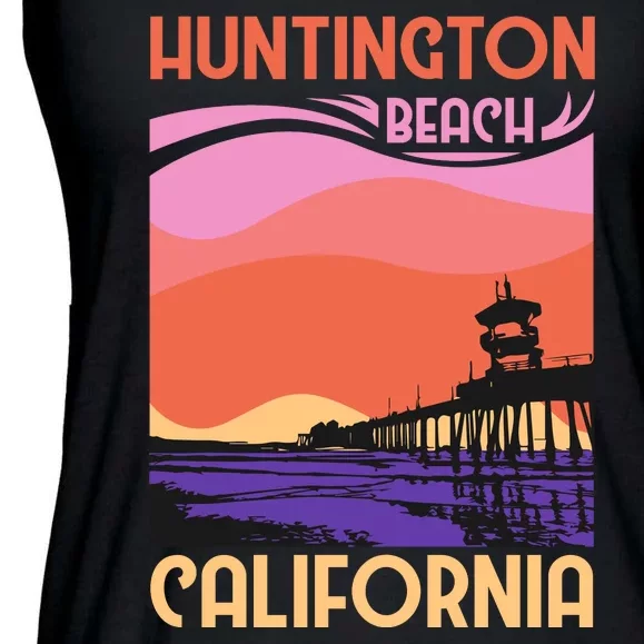 Huntington Beach Ladies Essential Flowy Tank