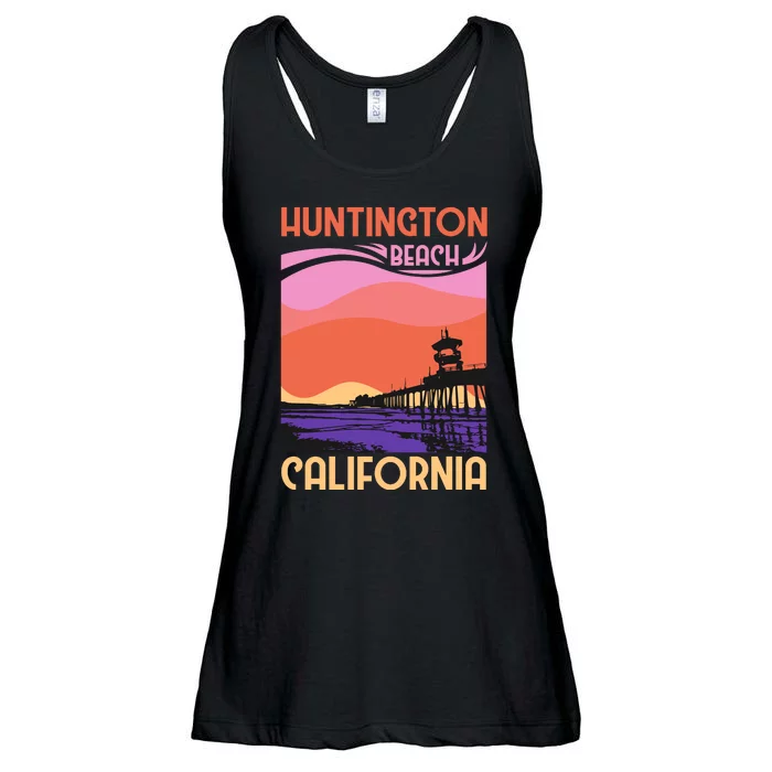 Huntington Beach Ladies Essential Flowy Tank