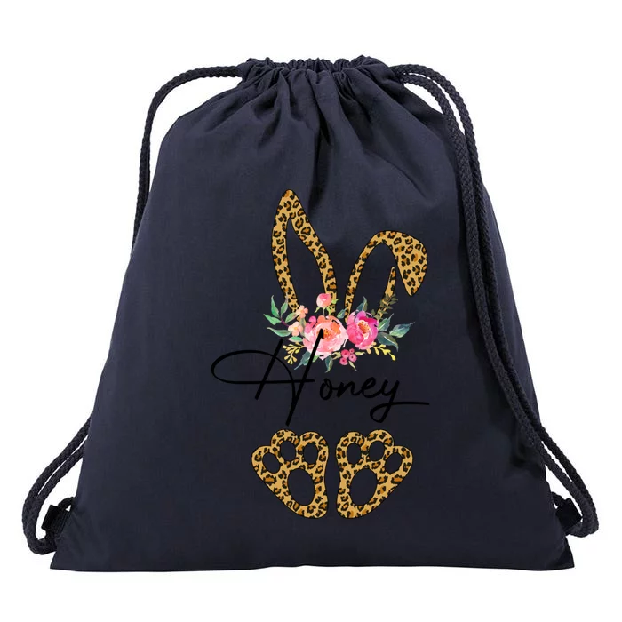 Honey Bunny Happy Easter Day Funny Gigi Gift Cool Gift Drawstring Bag