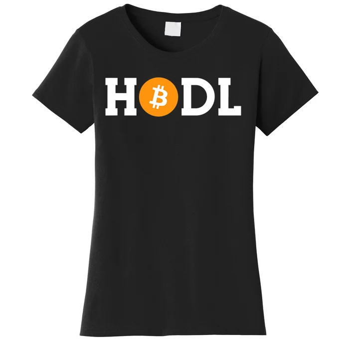 Hodl Bitcoin Hodl Hold Btc Coin Crypto Trader Freedom Gift Women's T-Shirt