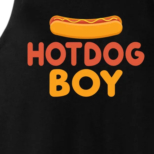 Hotdog Boy Hotdog Lover Gift Ladies Tri-Blend Wicking Tank