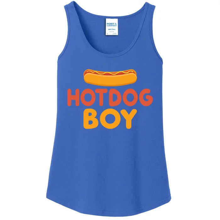 Hotdog Boy Hotdog Lover Gift Ladies Essential Tank