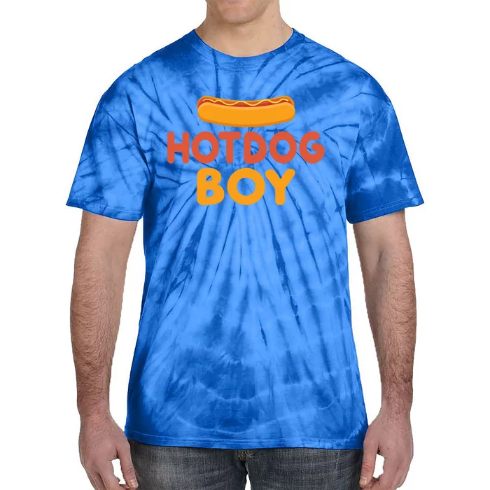 Hotdog Boy Hotdog Lover Gift Tie-Dye T-Shirt