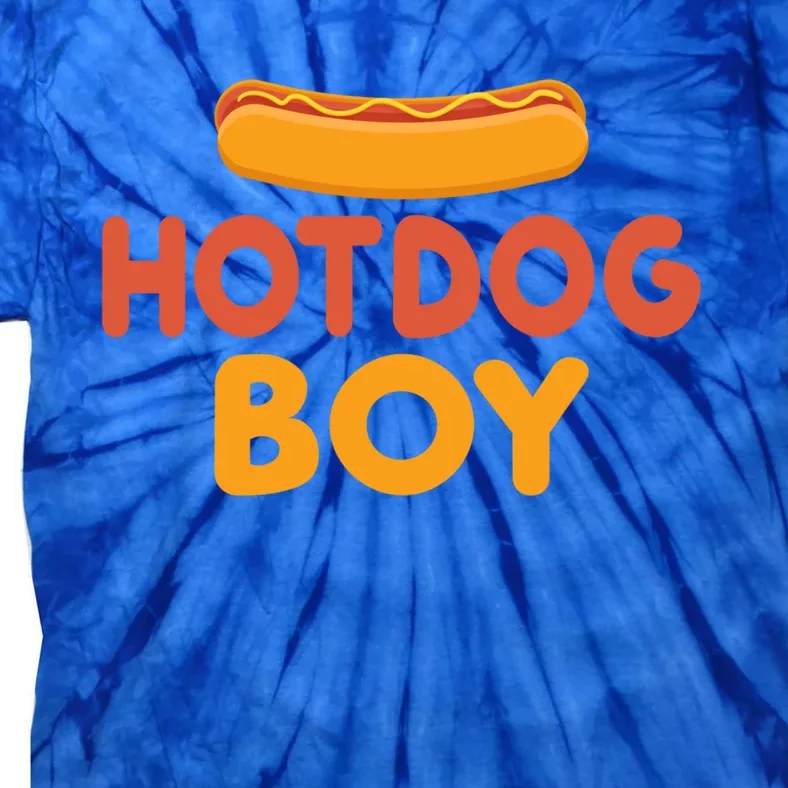 Hotdog Boy Hotdog Lover Gift Tie-Dye T-Shirt