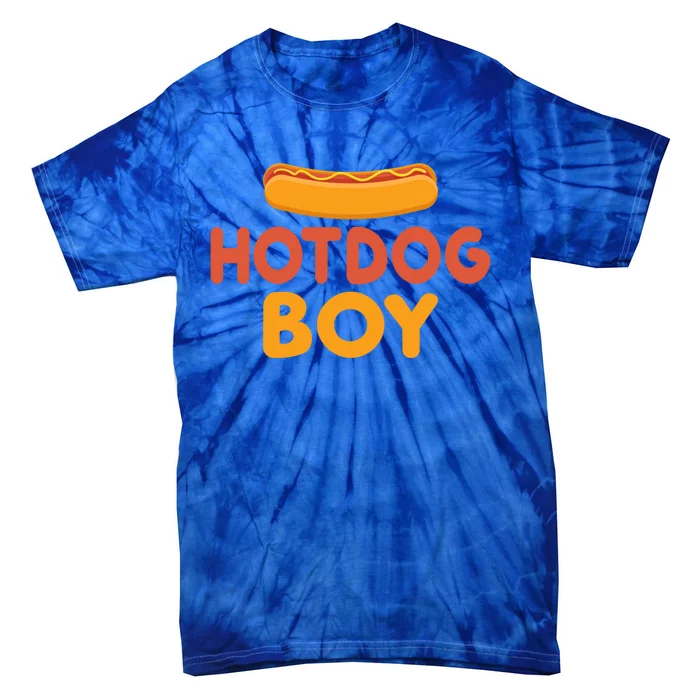 Hotdog Boy Hotdog Lover Gift Tie-Dye T-Shirt