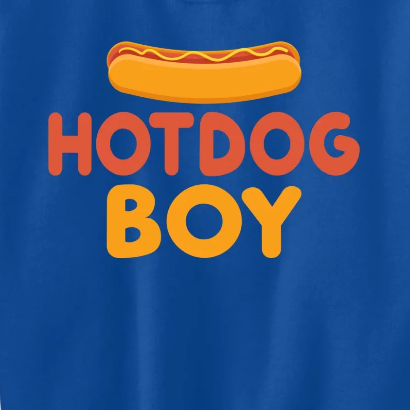 Hotdog Boy Hotdog Lover Gift Kids Sweatshirt