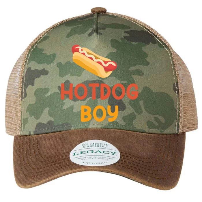 Hotdog Boy Hotdog Lover Gift Legacy Tie Dye Trucker Hat