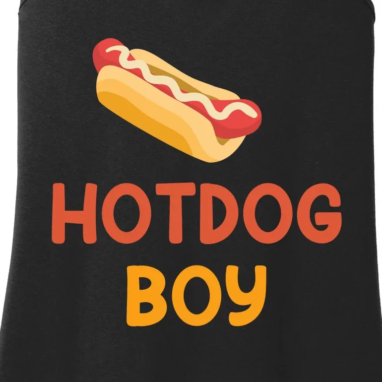 Hotdog Boy Hotdog Lover Gift Ladies Essential Tank