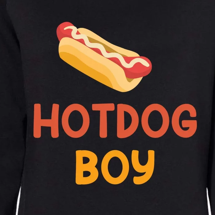 Hotdog Boy Hotdog Lover Gift Womens California Wash Sweatshirt