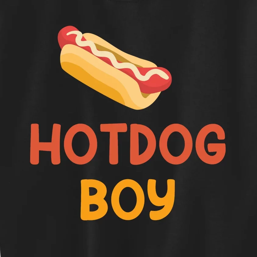 Hotdog Boy Hotdog Lover Gift Kids Sweatshirt