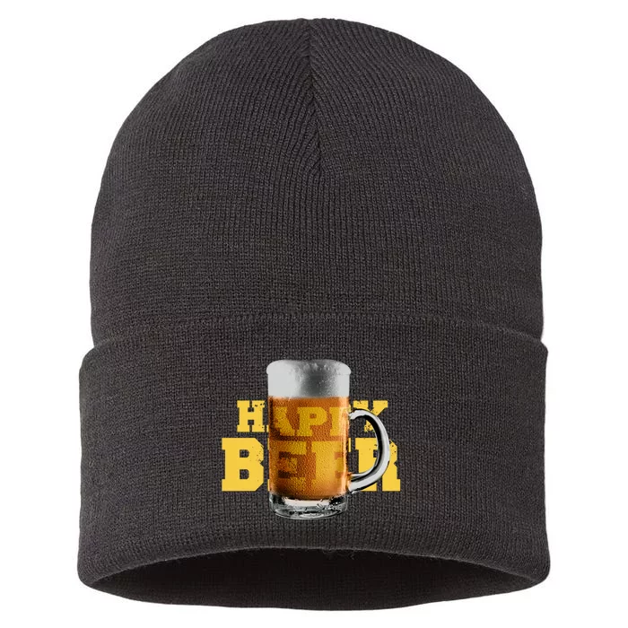 Happy Beer Sustainable Knit Beanie