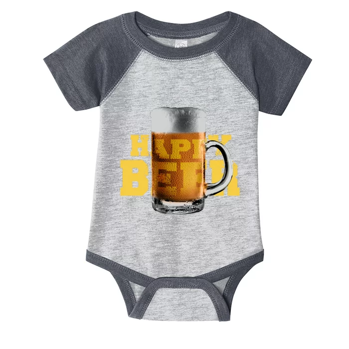 Happy Beer Infant Baby Jersey Bodysuit