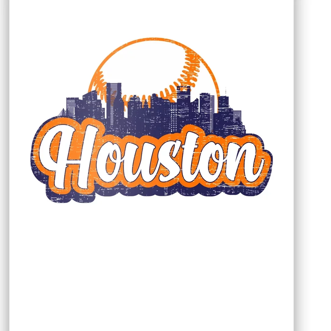 Houston Baseball Poster