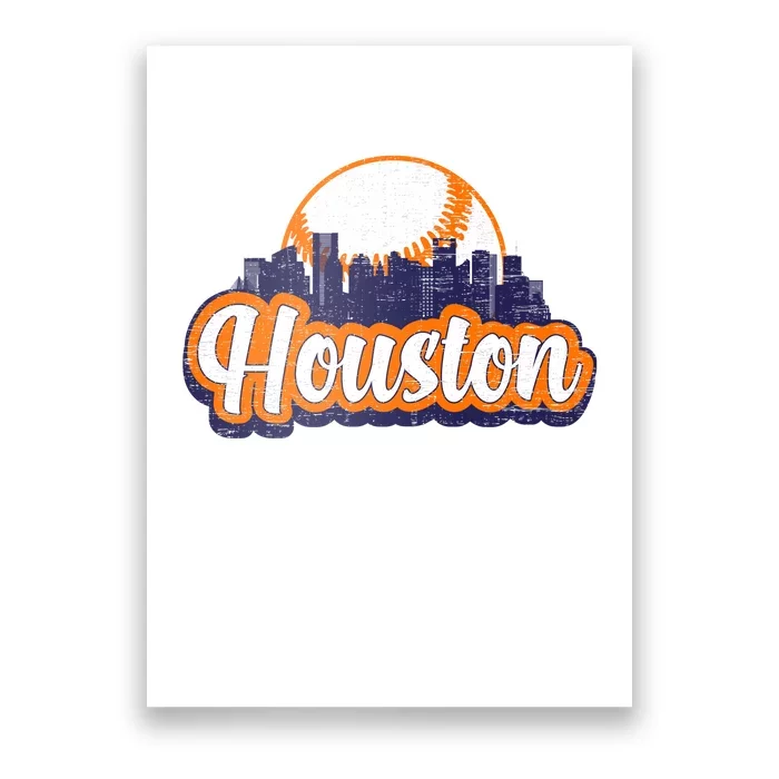 Houston Baseball Poster