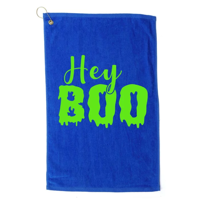 Hey Boo Halloween Costume Gift Platinum Collection Golf Towel