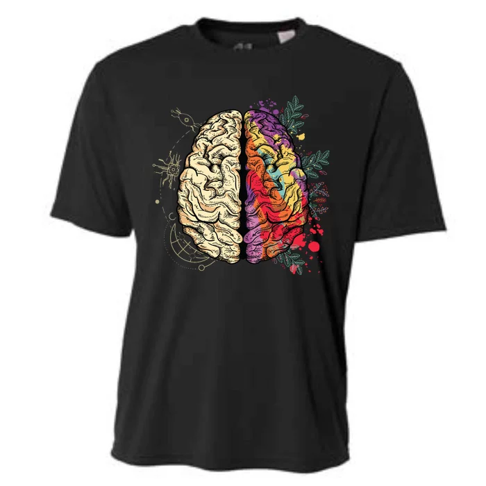 Human Brain Cooling Performance Crew T-Shirt