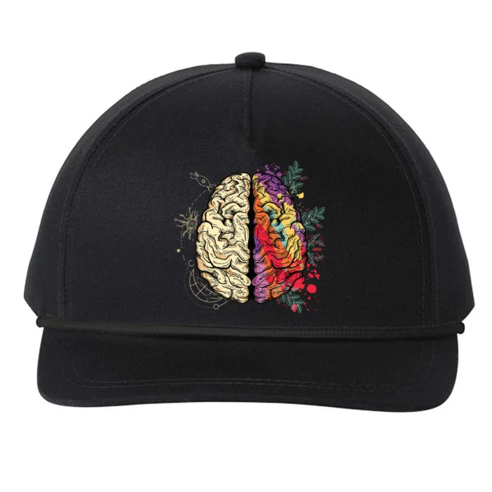 Human Brain Snapback Five-Panel Rope Hat