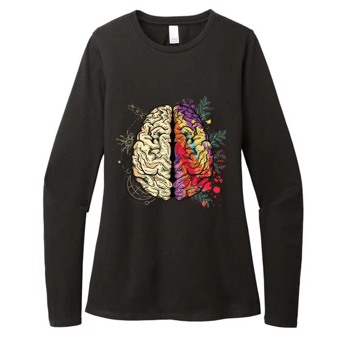 Human Brain Womens CVC Long Sleeve Shirt