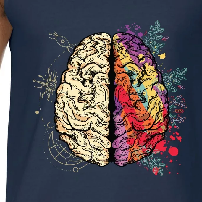 Human Brain Comfort Colors® Tank Top