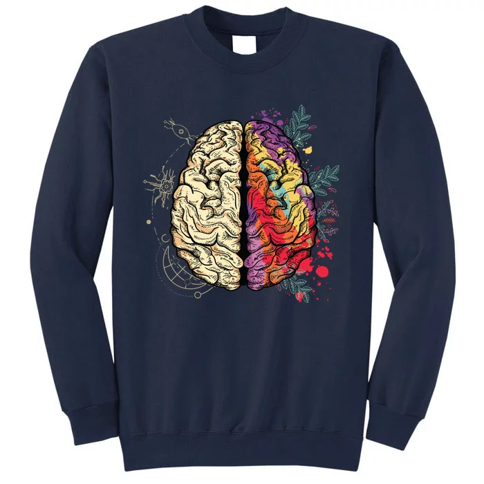 Human Brain Tall Sweatshirt