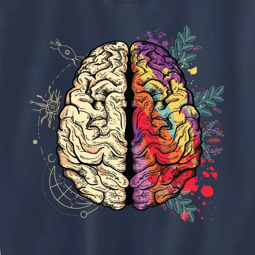 Human Brain Kids Sweatshirt