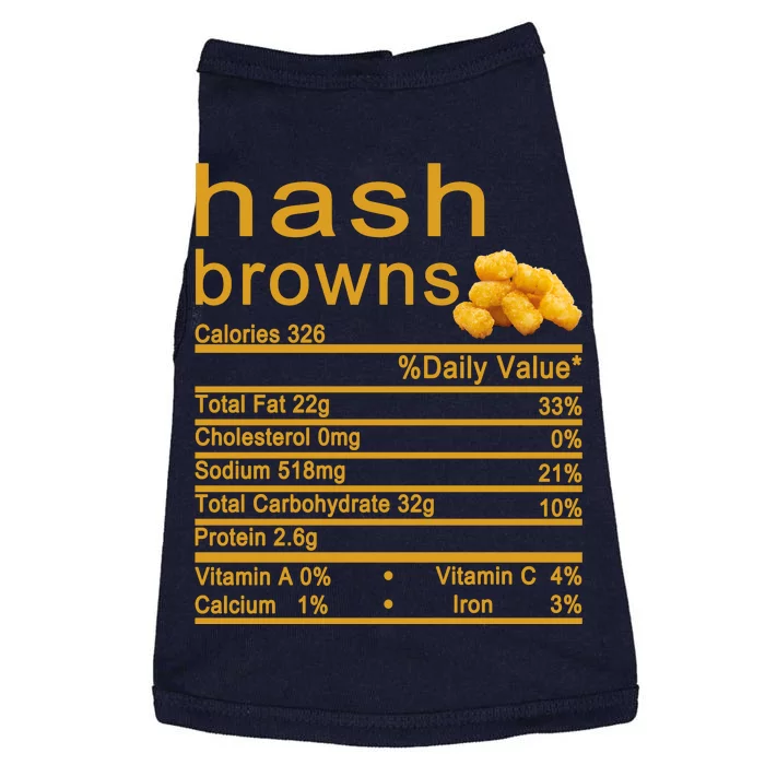 Hash Browns Doggie Tank