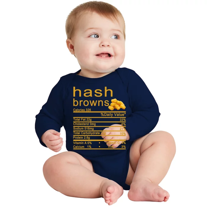 Hash Browns Baby Long Sleeve Bodysuit