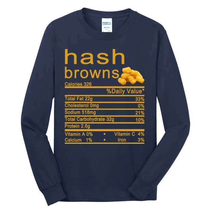 Hash Browns Tall Long Sleeve T-Shirt