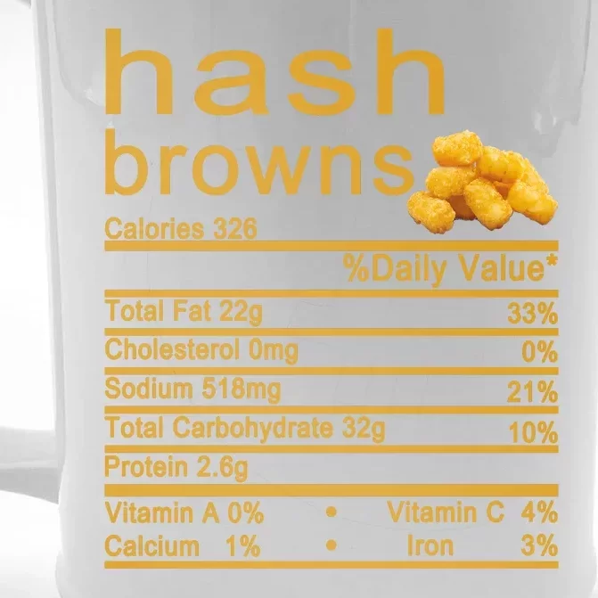 Hash Browns Front & Back Beer Stein