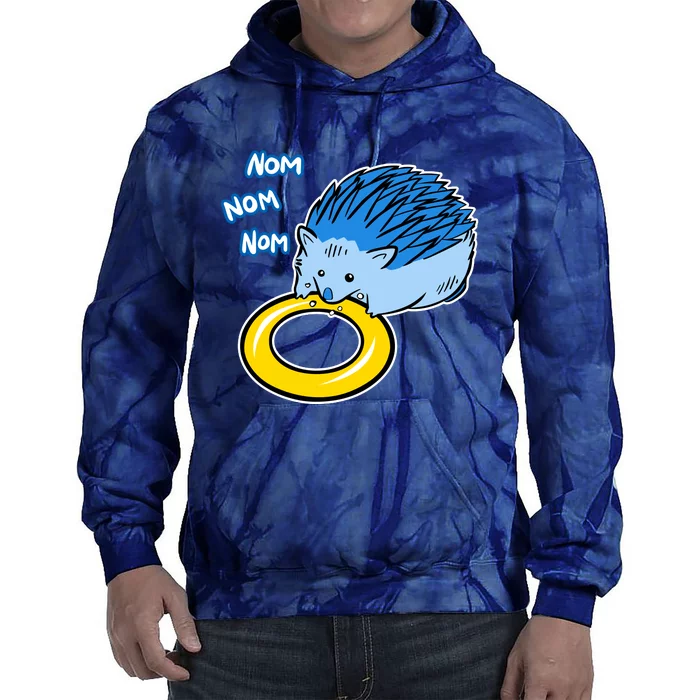 Hungry Blue Hedgehog Tie Dye Hoodie