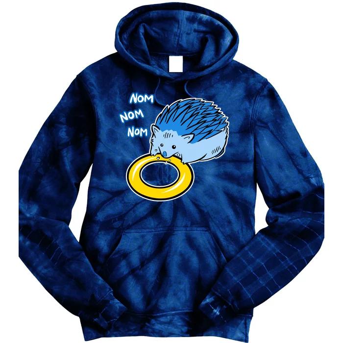 Hungry Blue Hedgehog Tie Dye Hoodie